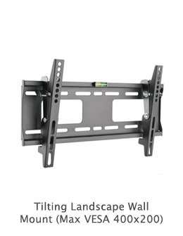 Tilting Landscape Wall Mount Vesa 400 X 200 1 Tilting Landscape Wall Mount 400X200