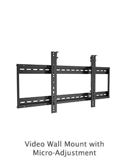Video Wall Mount With Micro-Adjustment 1 Video Wall Mount With Micro Adjustment