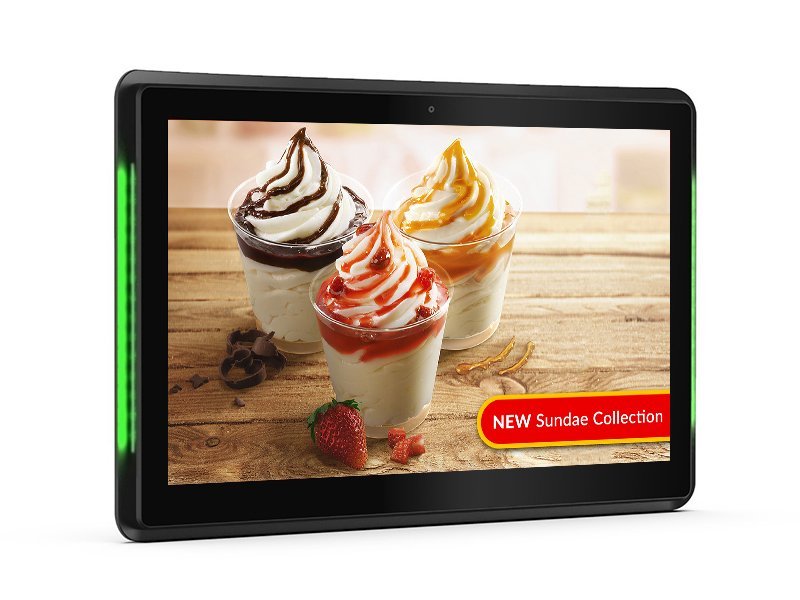 E-Screen Android Digital Displays - 10&Quot;-15&Quot; 1 10 Inch Pos Android Advertising Display White Background Image 1