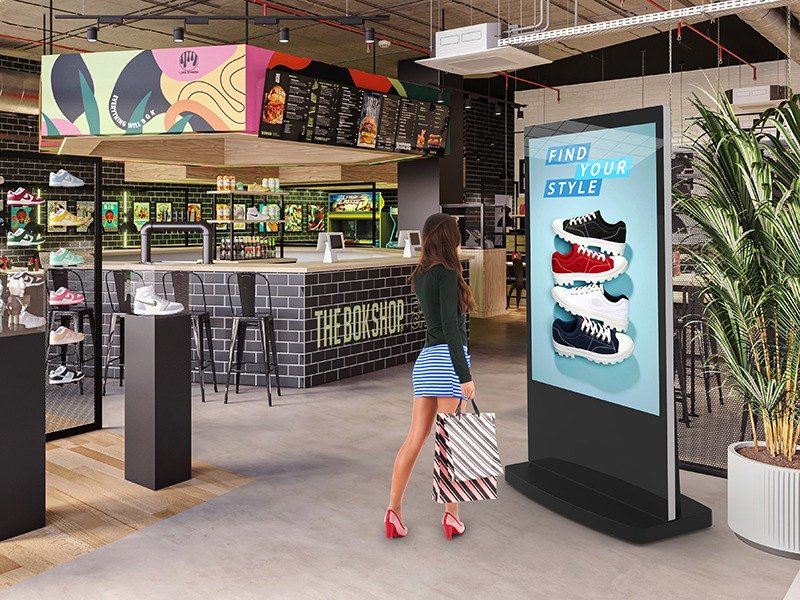 65” 4K Android Freestanding Digital Kiosk Poster 7 L65Uhd3 Application Image 2 002