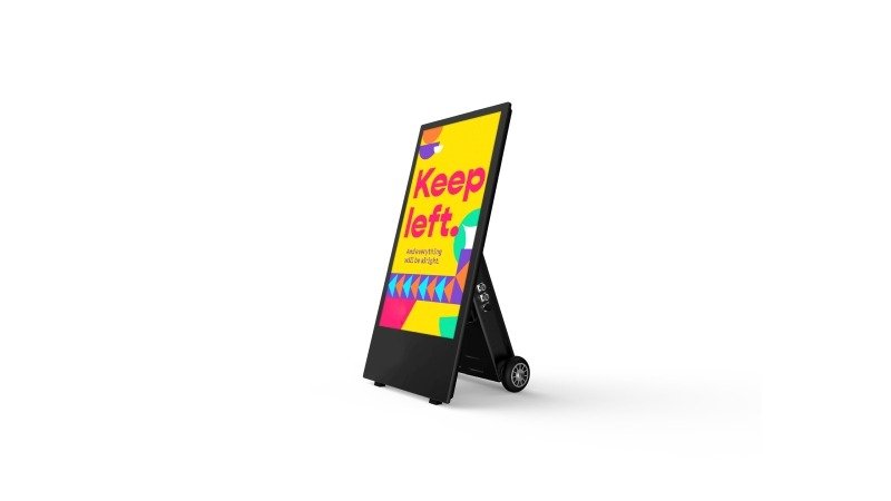 High Brightness Outdoor Digital Battery A-Board 43” 3 Hoab White Background Image 2 002