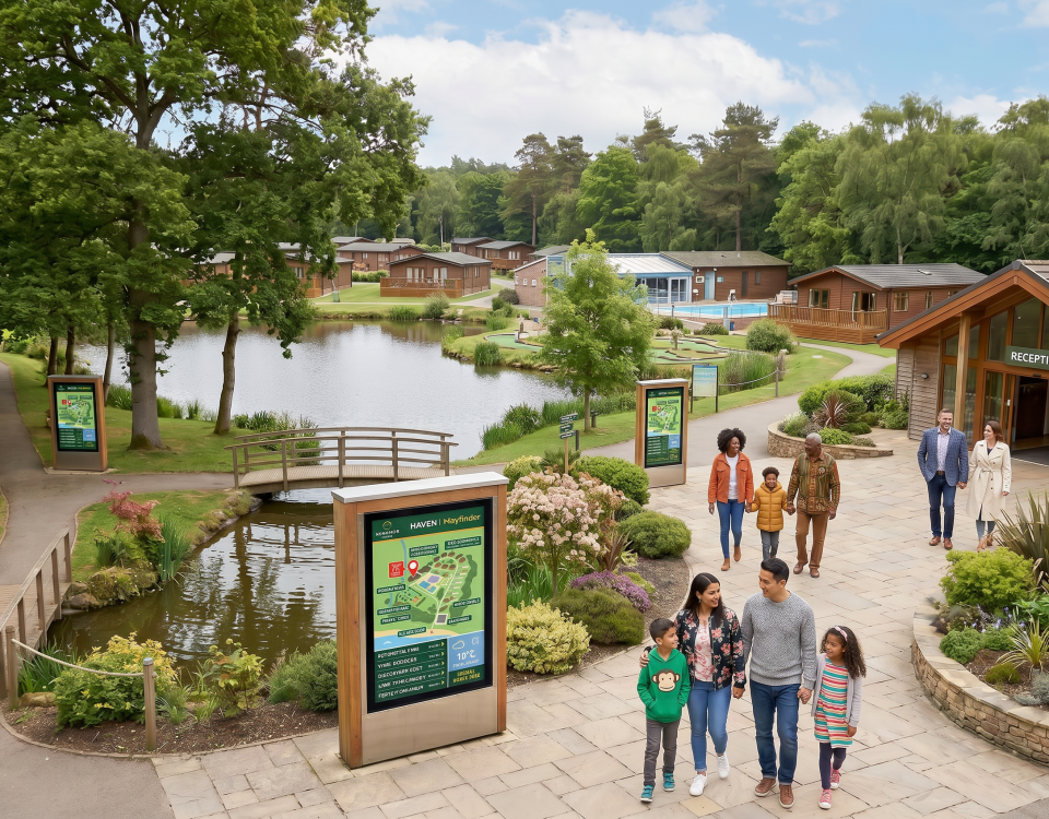 Holiday Park Digital Wayfinding Case Study 4 Can You Make All The Families Nano Banana